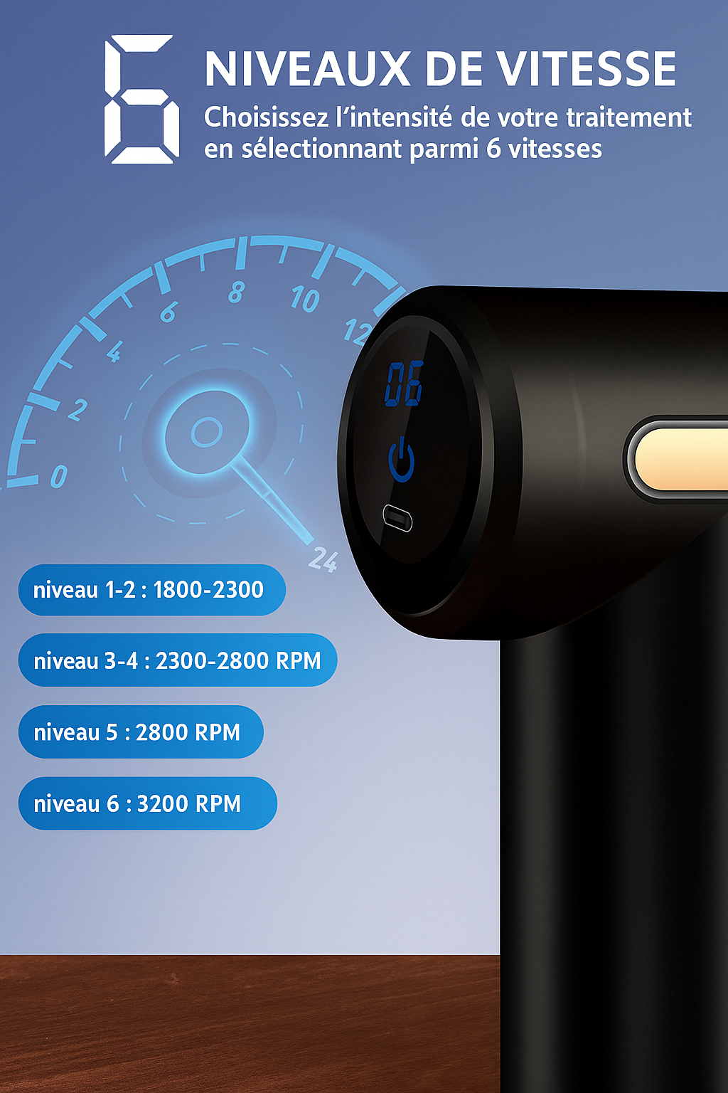 Pistolet de massage musculaire